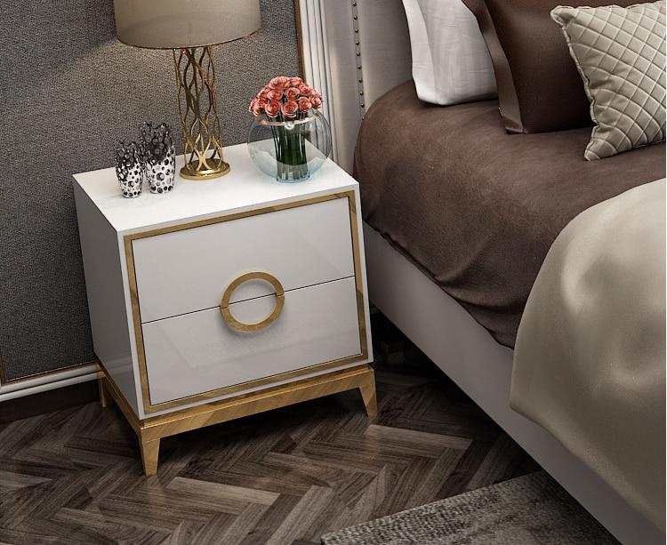 Zayden - Two Drawer Modern Nightstand