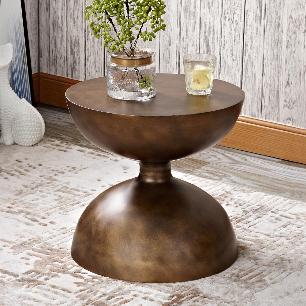 Zephyr - Modern Hourglass Accent Side Table