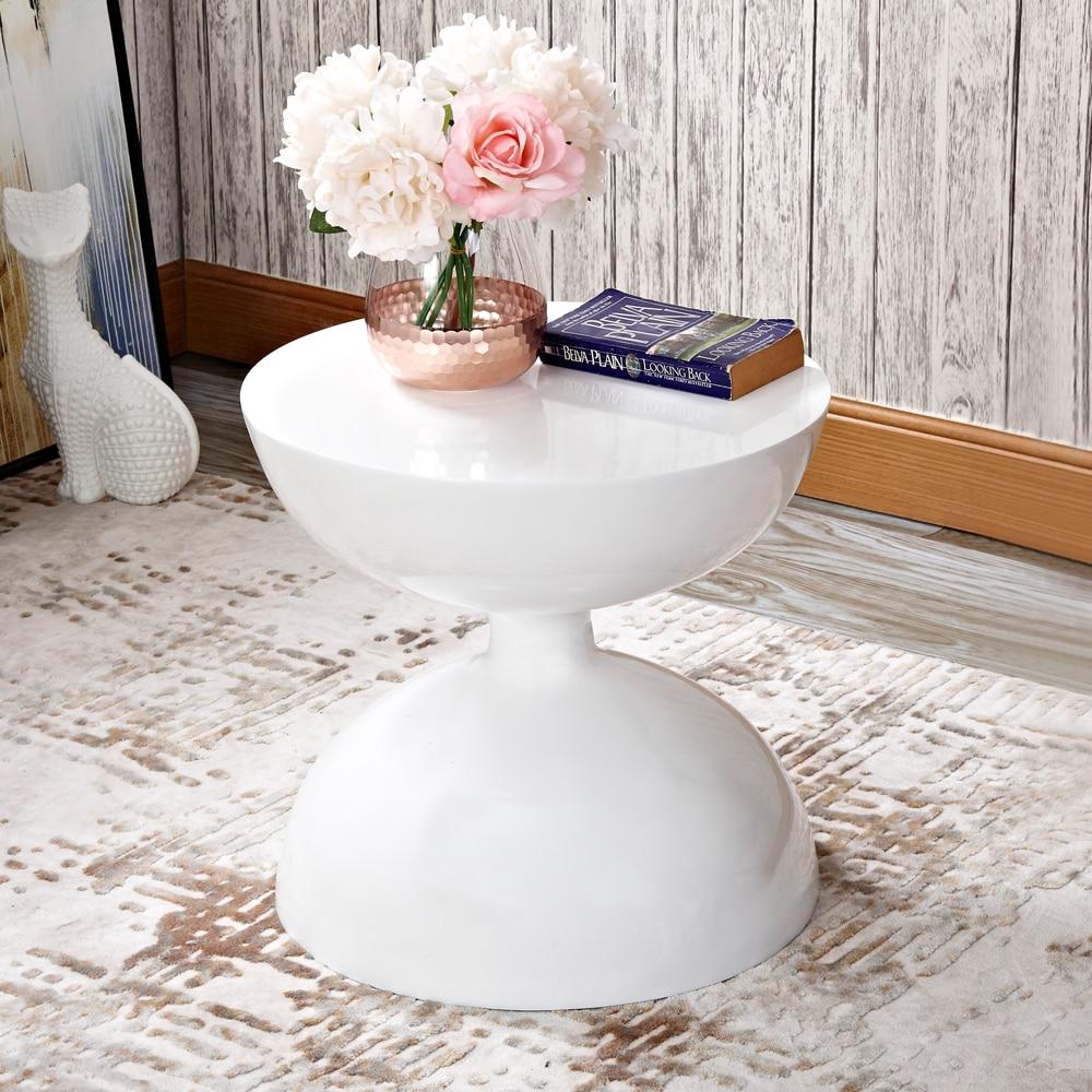 Zephyr - Modern Hourglass Accent Side Table