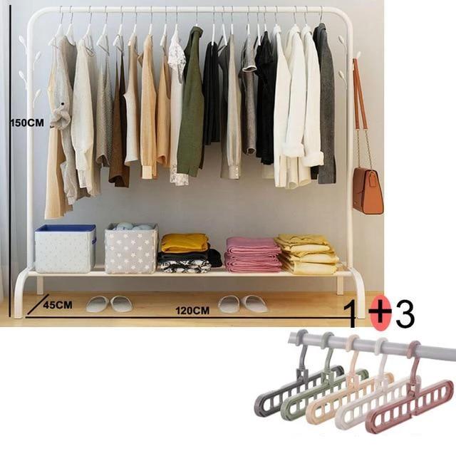 Ciara - Floor Standing Clothes Rack with Shelf