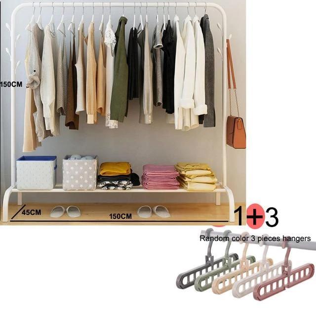 Ciara - Floor Standing Clothes Rack with Shelf