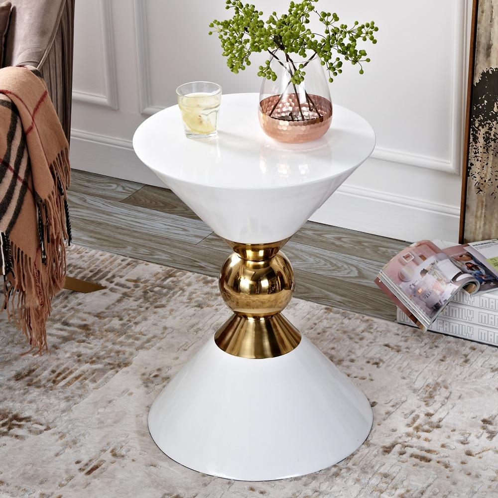 Renzo - Round Hourglass End Table