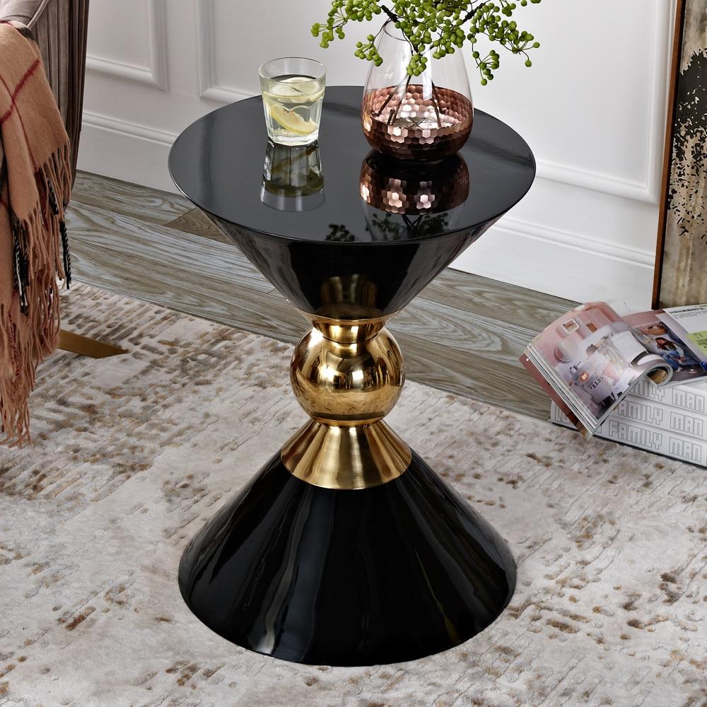 Renzo - Round Hourglass End Table