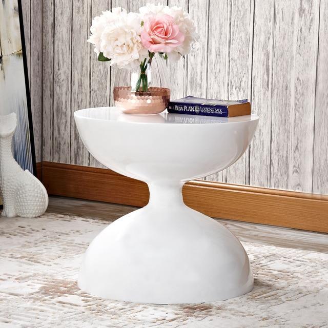 Zephyr - Modern Hourglass Accent Side Table