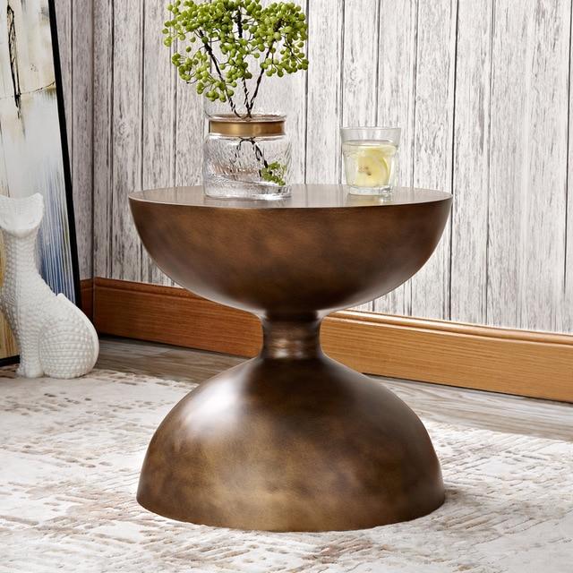 Zephyr - Modern Hourglass Accent Side Table