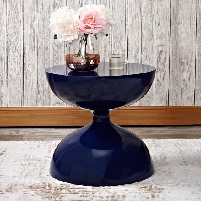 Zephyr - Modern Hourglass Accent Side Table