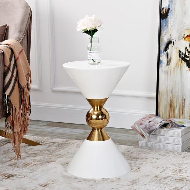 Renzo - Round Hourglass End Table