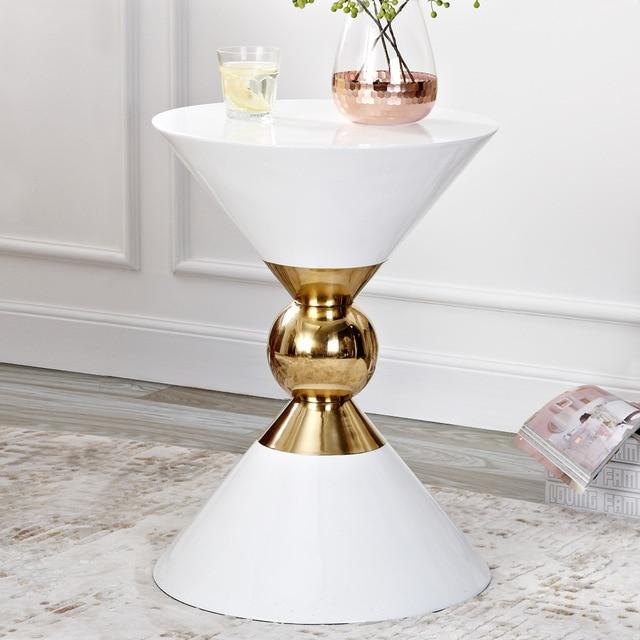 Renzo - Round Hourglass End Table