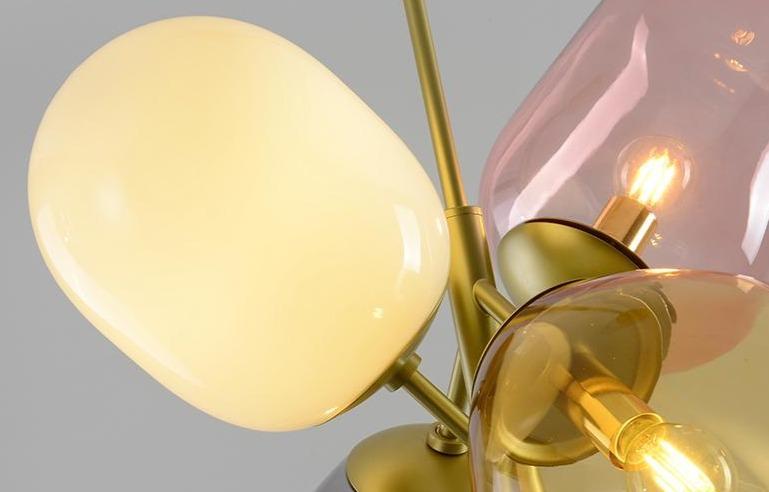Nordic Colorful balloon Glass LED Pendant