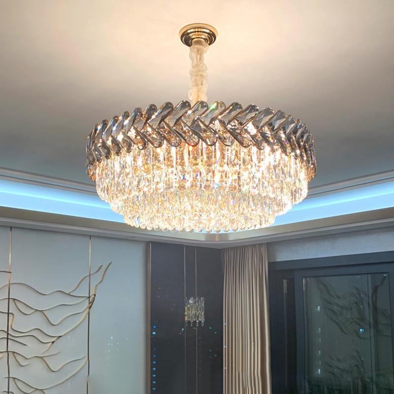 Ronde Bague Chevron Chandelier