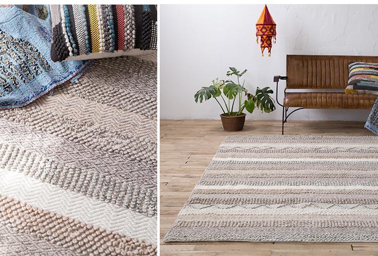 Jiro - Handmade Geometric Pattern Modern Rug