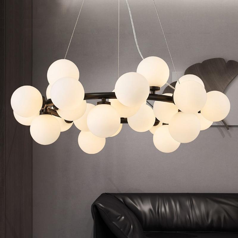 Round Loft Chandelier