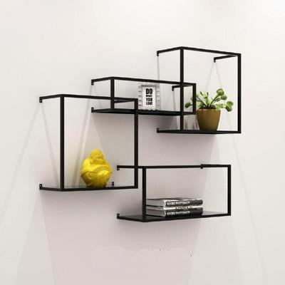 Brock - Modern Nordic Iron Frame Shelves