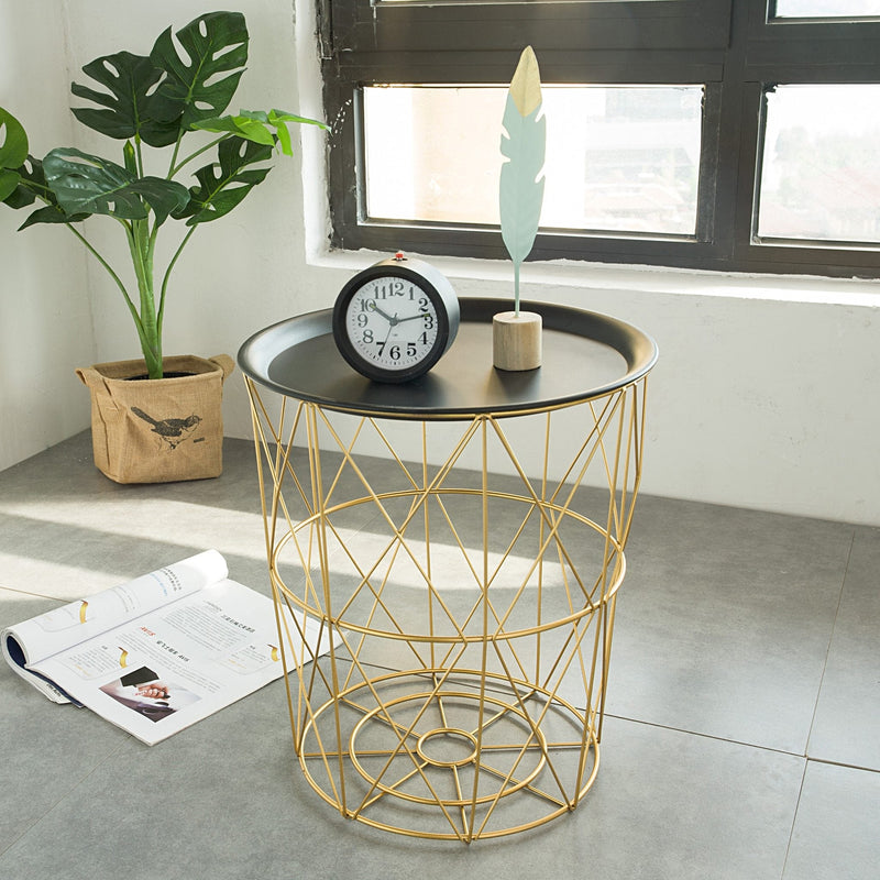 Grayson - Modern Geometric Frame Corner Table