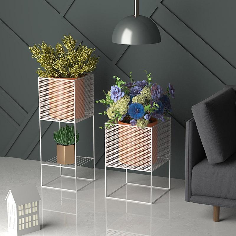 Zane - Modern Nordic Iron Mesh Planter Box