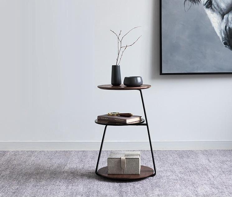 Multi Level End Table Finian - Modern Three Level End Table