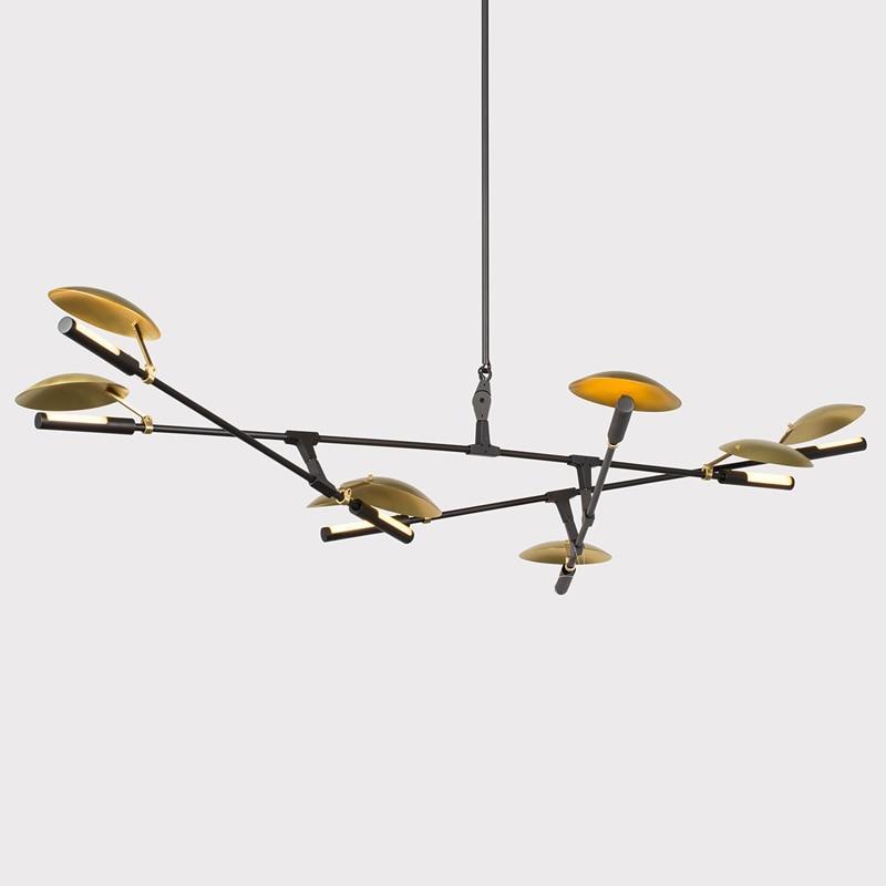 Modern Abstract Line Chandelier