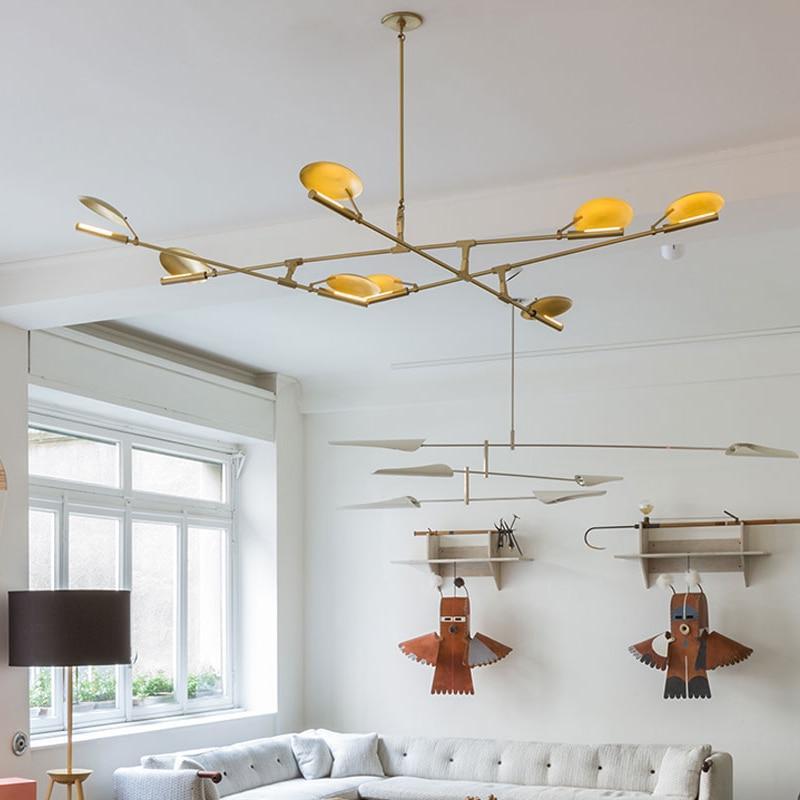 Modern Abstract Line Chandelier