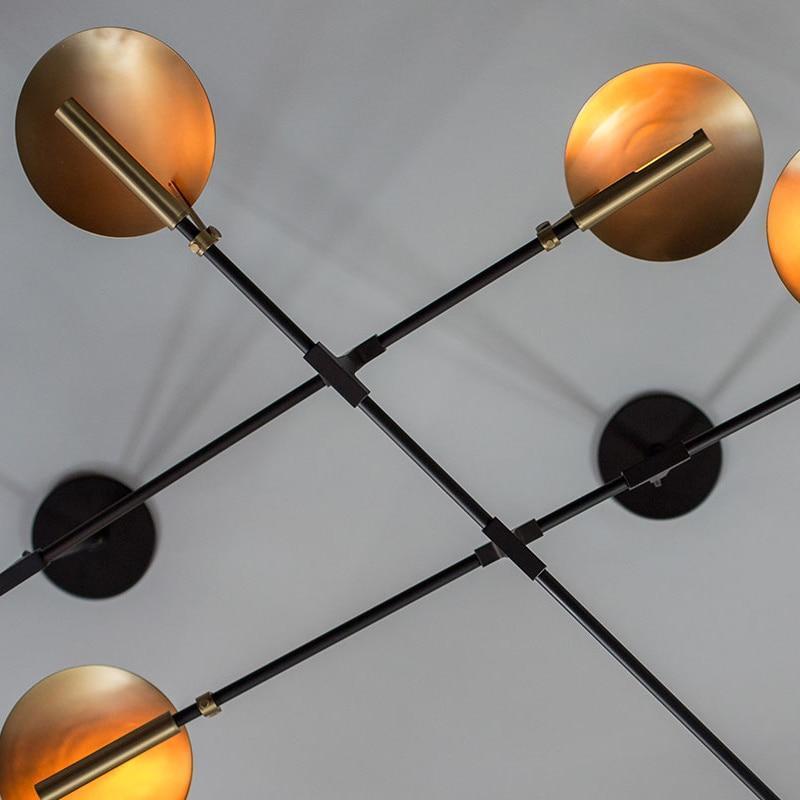 Modern Abstract Line Chandelier