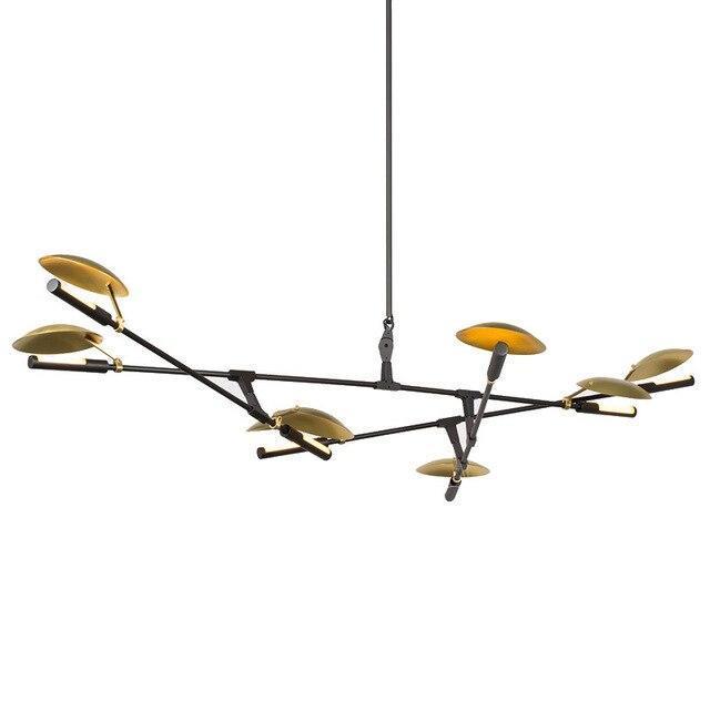 Modern Abstract Line Chandelier