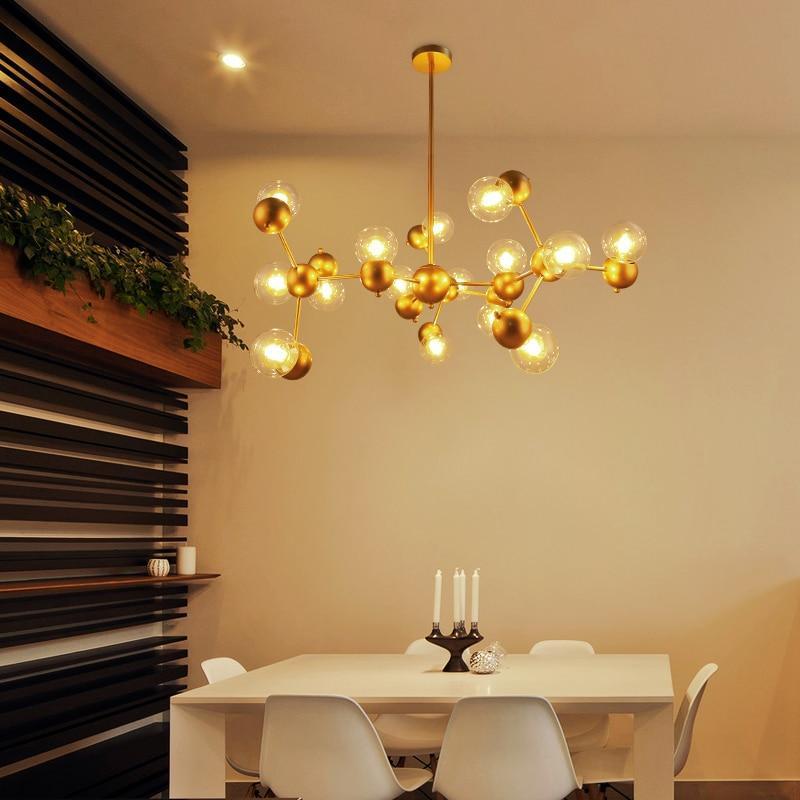 Molecule Structured Pendant Light