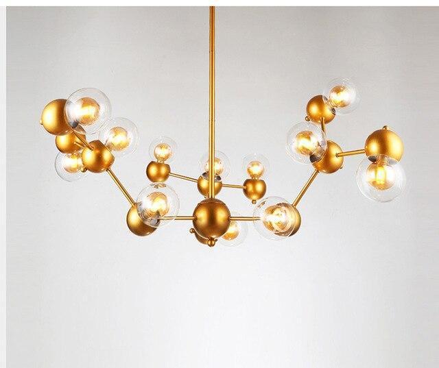 Molecule Structured Pendant Light