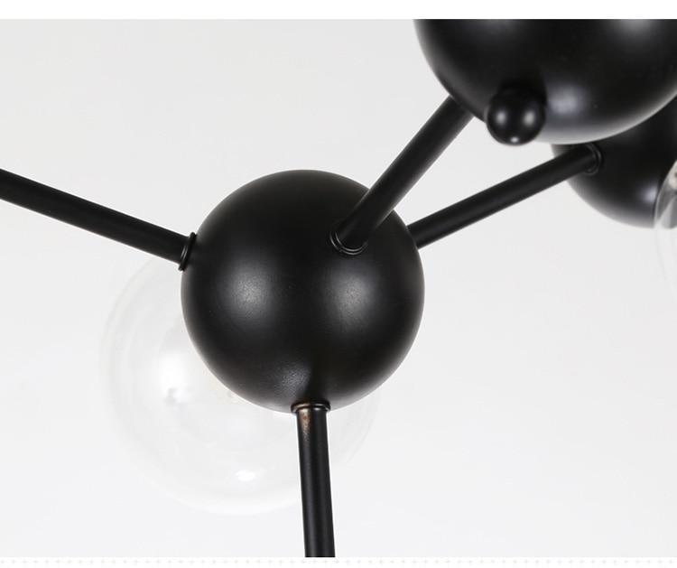 Molecule Structured Pendant Light