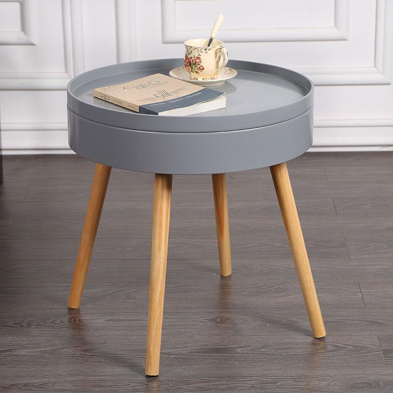 Carson - Modern Nordic Storage Round Side Table