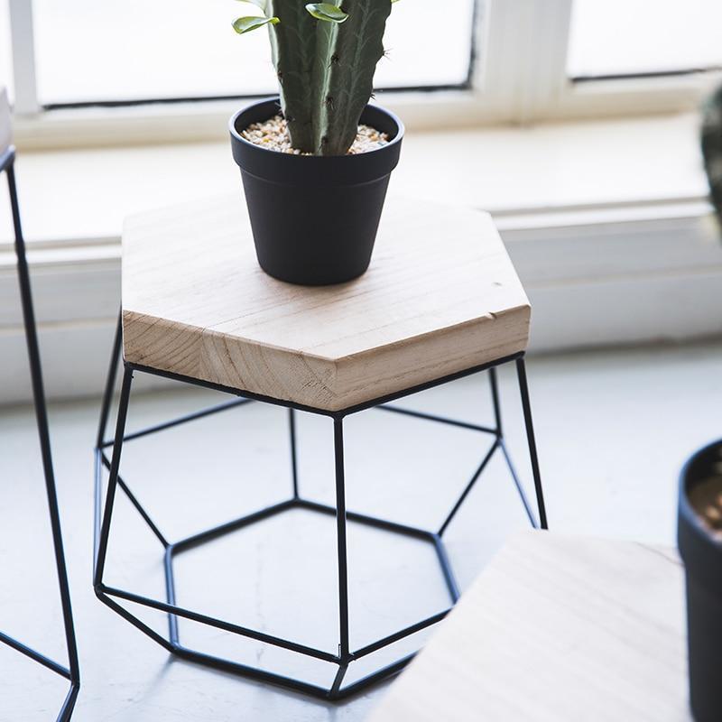 Nico - Modern Nordic Iron Frame Side Table