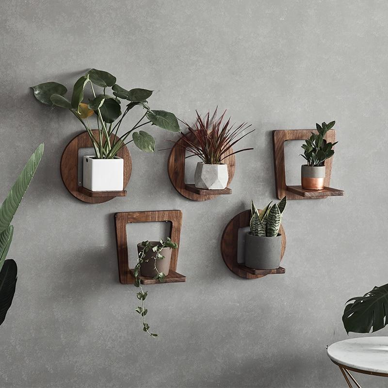 wooden wall plant hanger Sebastian