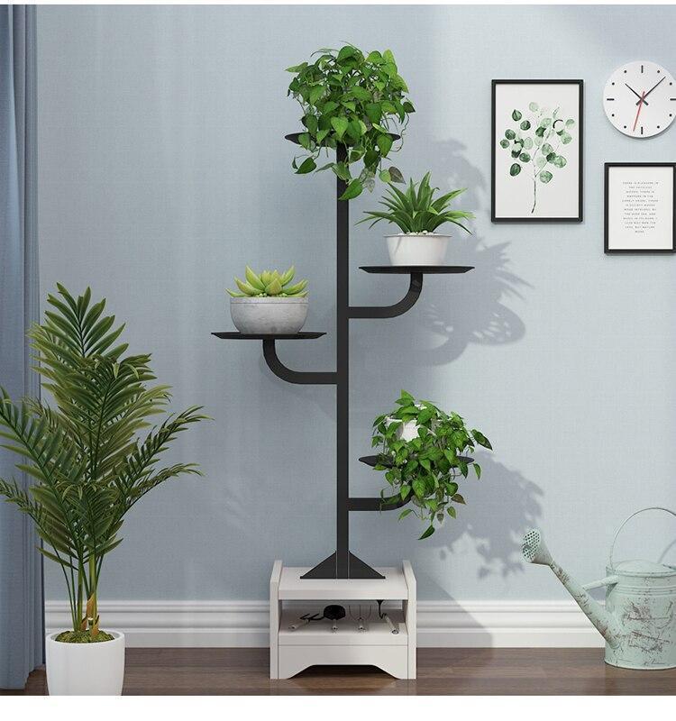 Arden - Modern Iron Tree Multi Level Planter Display