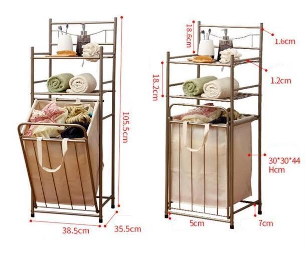 Theodore - Laundry Storage Shelves & Basket