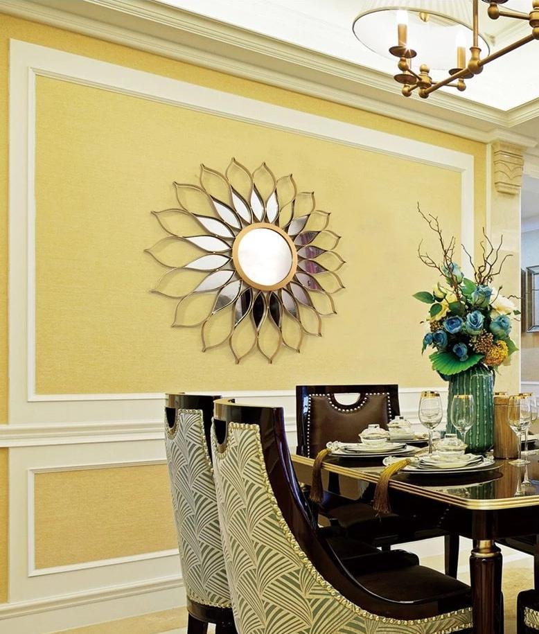 Amarilla - Iron Frame Sunflower Mirror
