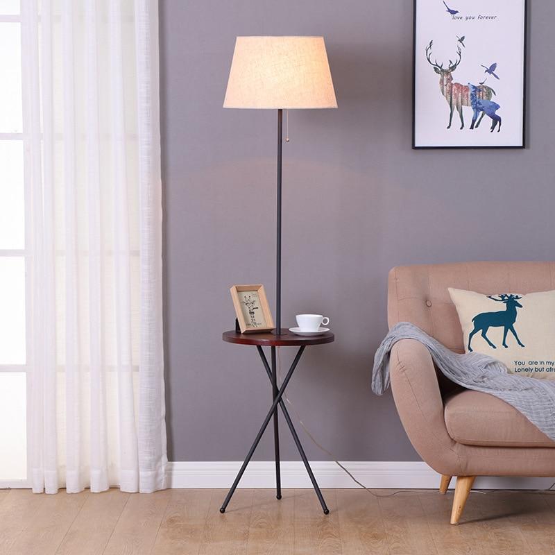 Lance - Modern Nordic End Table & Lamp