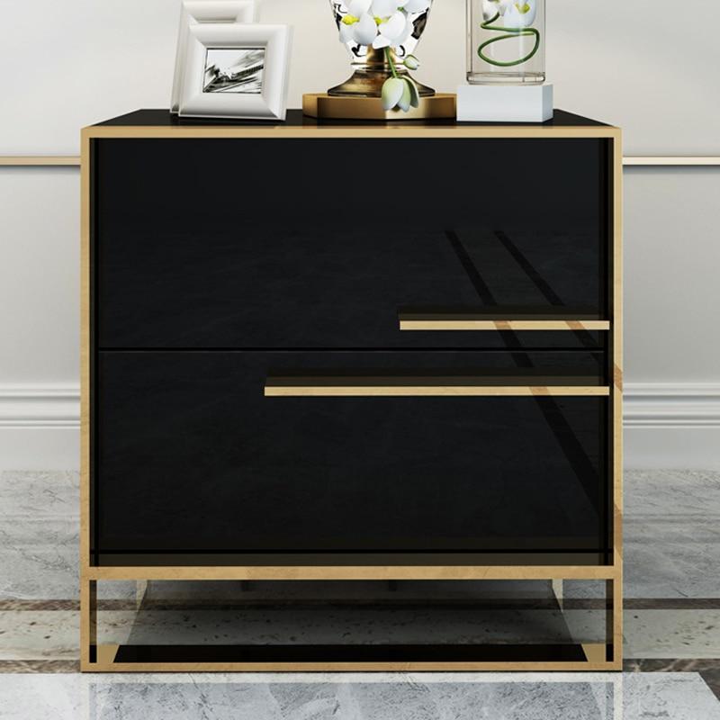 Orly - Two Drawer Modern Nightstand