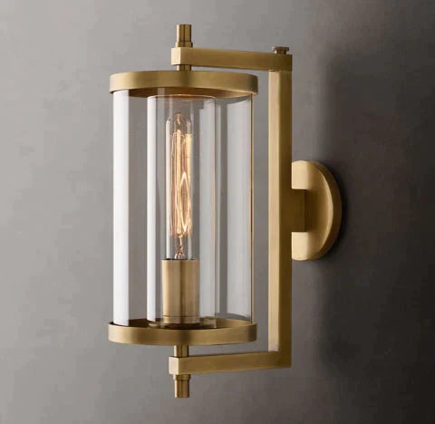 Echo Modern Round Outdoor And Indoor Wall Sconce 16''H